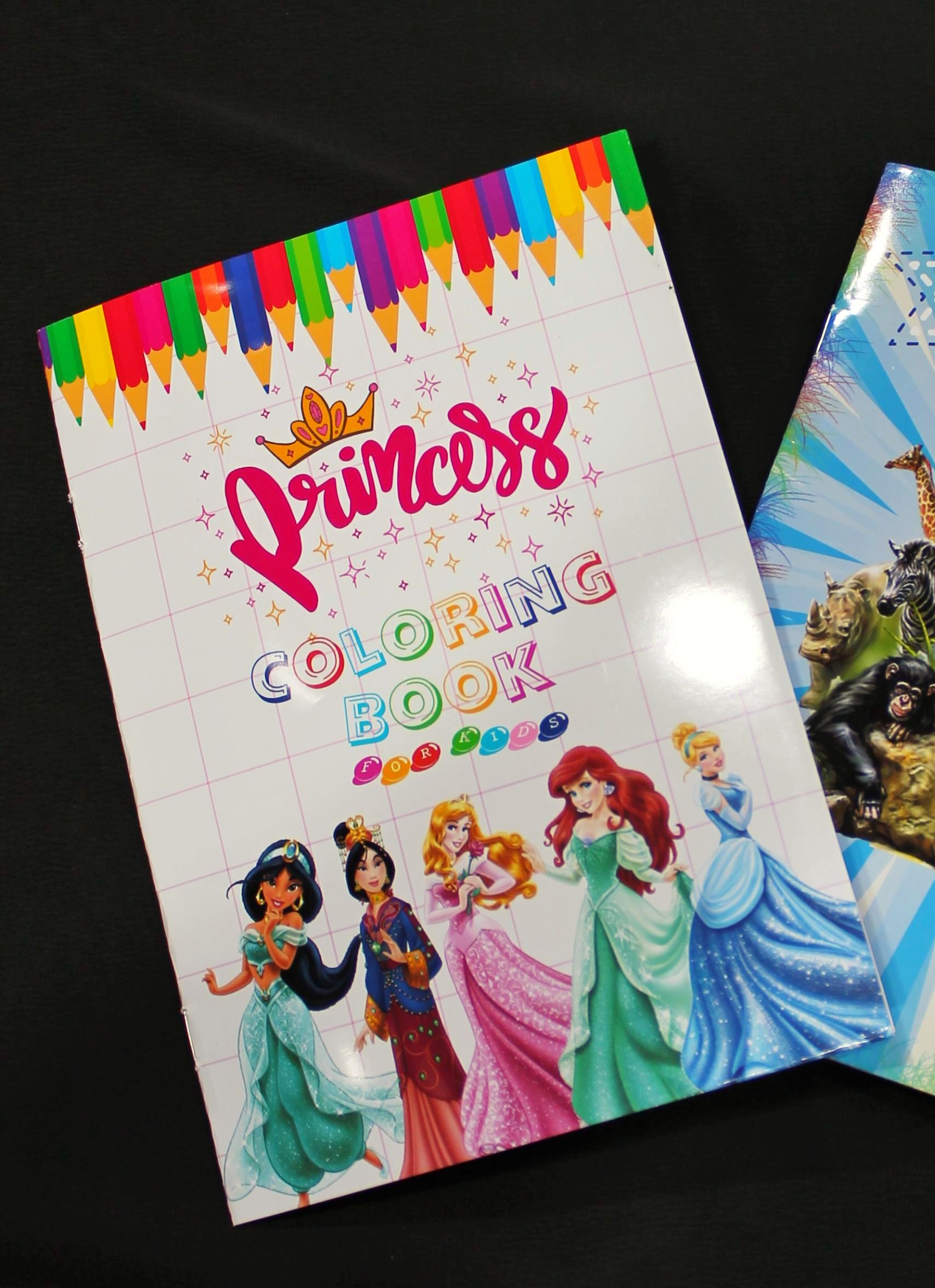 CAHIER DE COLORIAGE DISNEY PRINCESSES POUR FILLES